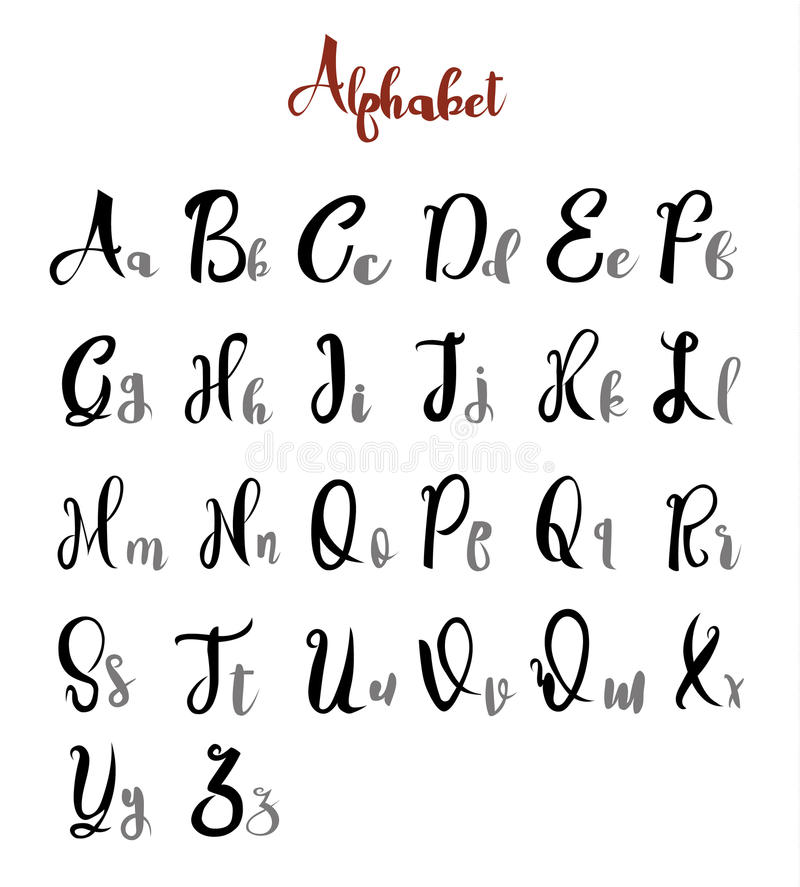 vector calligraphy fonts